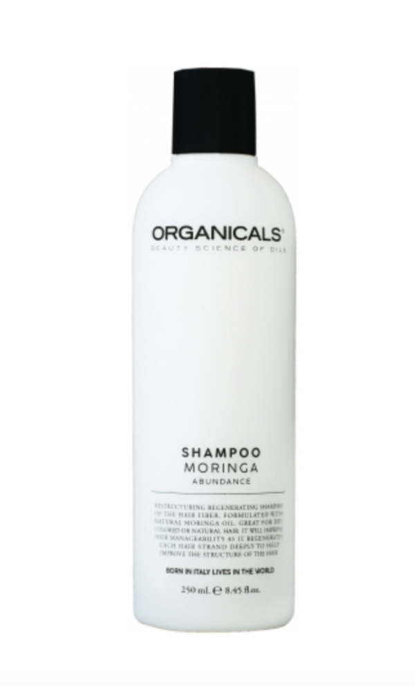 ORGANICALS Abudance Moringa Shampoo -  Regeneruojantis bei atstatantis šampūnas 250ml