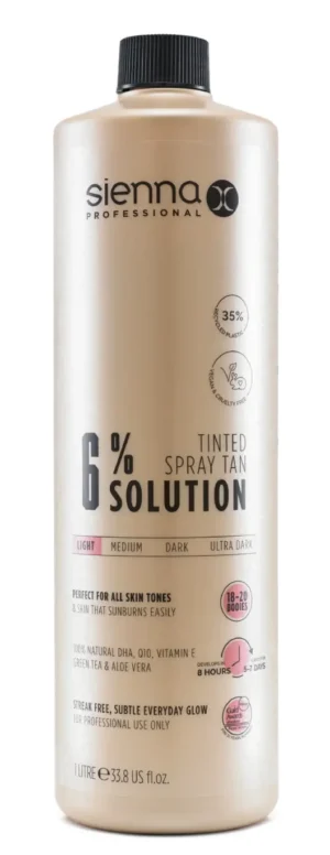 6% TINTED SPRAY TAN SOLUTION - purškiamo įdegio skystis, 1L
