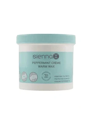 SIENNA-X PEPPERMINT CRÈME WARM WAX - Šildomas Vaškas (450 g)