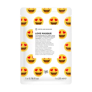 PETITE AMIE SKINCARE atgaivinanti lakštinė veido kaukė „Love Masque”